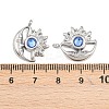 304 Stainless Steel Rhinestone Pendants STAS-Z166-24P-03-3
