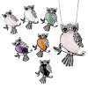6Pcs 6 Styles Zinc Alloy Natural Gemstone Pendants FIND-PH0025-35-1