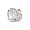 Hammered 304 Stainless Steel Pendants STAS-L313-01A-P-2