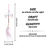 2Pcs 2 Colors Japanese Wind Chimes Glass Wind Bells Handmade Pendants for Birthday Gift and Home Decors HJEW-BC0001-04-2