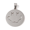 Non-Tarnish 201 Stainless Steel Pendants STAS-A094-12P-1