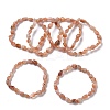 Natural Sunstone Beads Stretch Bracelets for Women BJEW-Z158-02C-01-4
