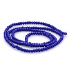 Imitation Jade Glass Faceted Rondelle Beads Strands GLAA-A024A-04-2