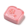Spring Cherry Blossoms Theme Opaque Resin Toast Decoden Cabochons LS-RESI-E055-02F-2
