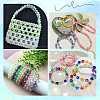 1000Pcs 25 Colors Transparent Acrylic Beads MACR-SP0001-75-5