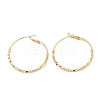 Brass Round Ring Hoop Earrings LS-EJEW-A025-01D-1