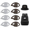 16Pcs 2 Colors Eye Hotfix Rhinestone DIY-GA0006-44-1