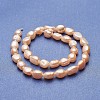 Natural Cultured Freshwater Pearl Beads Strands PEAR-P060-16C-01-2