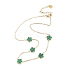 Golden 304 Stainless Steel Necklace NJEW-K252-09G-02-1