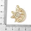 Brass Micro Pave Cubic Zirconia Pendants KK-R230-10G-3