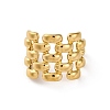 304 Stainless Steel Web Open Cuff Rings LS-RJEW-K258-06G-3