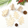 1 Bag Unfinished Wooden Christmas Trees WOOD-SP0001-73-7