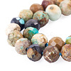 1 Strand Natural HuBei Turquoise Beads Strands G-TA0003-45-3