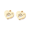 Ion Plating(IP) 304 Stainless Steel Charms LS-STAS-L245-002G-1