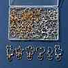 40Pcs 10 Styles Alloy Swivel Snap Hook Clasps FIND-FS0004-74-7