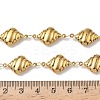 Ocean 304 Stainless Steel Link Chain Necklaces for Women LS-NJEW-A060-01D-G-3
