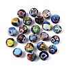 Handmade Millefiori Glass Lampwork Round Beads LA-N001-01B-13MM-1