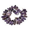 Natural Charoite Beads Strands G-P604-A29-01-3