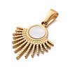 Plastic Pendants STAS-P378-04G-2