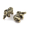 Brass Elephant Figurines Statues for Home Desktop Feng Shui Ornament KK-A216-02AB-2