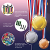 Fashion Iron Medal Hanger Holder Display Wall Rack ODIS-WH0021-087-4