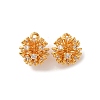 Brass Micro Pave Cubic Zirconia Pendants KK-K382-50G-1
