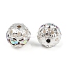 Brass Rhinestone Beads X-RB-A011-8mm-28S-1