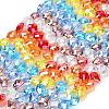 Electroplated Glass Beads Strands EGLA-P067-04A-02-1