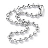 304 Stainless Steel Ball Chain Necklaces CHS-F009-01H-45cm-P-02-1