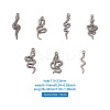 14pcs 7 Styles 304 Stainless Steel Pendants STAS-TA0001-29-13