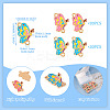 40Pcs 2 Colors  Alloy Enamel Connector Charms FIND-TA0004-74-3