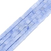Dyed Synthetic White Jade Imitation Blue Lace Agate Beads Strands G-B129-A02-01-1