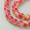 Imitation Jade Glass Beads Strand GLAA-WH0038-07B-2
