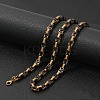 Titanium Steel Byzantine Chains Necklace for Men's FS-WG56795-62-1