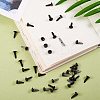 200Pcs Eco-Friendly Stoving Varnish Iron Brads DIY-SZ0005-70-6