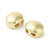 Oval Brass Beads KK-E102-25G-02-2