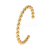 304 Stainless Steel Beads Cuff Bangles for Women BJEW-G749-18G-4