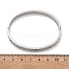 Eye 304 Stainless Steel Rhinestone Bangles for Women BJEW-Z092-09P-6