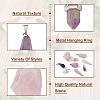 9Pcs 9 Styles Natural Gemstone Pendants G-PJ0001-02-4
