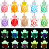 20Pcs 10 Colors Luminous Resin Pendants FIND-SC0013-48-1
