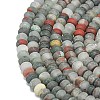 Natural African Bloodstone Beads Strands G-P575-A55-6x4mm-3