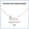 1Pc Zinc Alloy & ABS Plastic Imitation Pearl Potato Pendant Necklaces NJEW-LP0009-40P-2