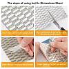 Glitter Resin Hotfix Rhinestone(Hot Melt Adhesive On The Back) DIY-WH0162-54-5
