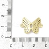Brass Clear Cubic Zirconia Butterfly Connector Charms KK-D317-140G-3