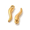 304 Stainless Steel Pendants STAS-L022-213G-2