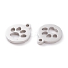 Non-Tarnish 304 Stainless Steel Charms STAS-Y002-06P-2