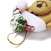 Non Woven Fabric Christmas Pendant Decorations LS-AJEW-P099-07-3