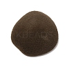 Flocking Opaque Resin Cabochons RESI-K033-07B-1