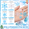 6 Bags 3 Styles 2 Colors Plastic Confetti DIY-SC0031-48B-2