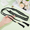 1Pc Cotton and Linen Flower Lace Tassel Waist Belly Belts AJEW-GF0012-32C-3